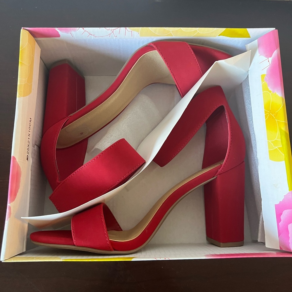 Red high heels